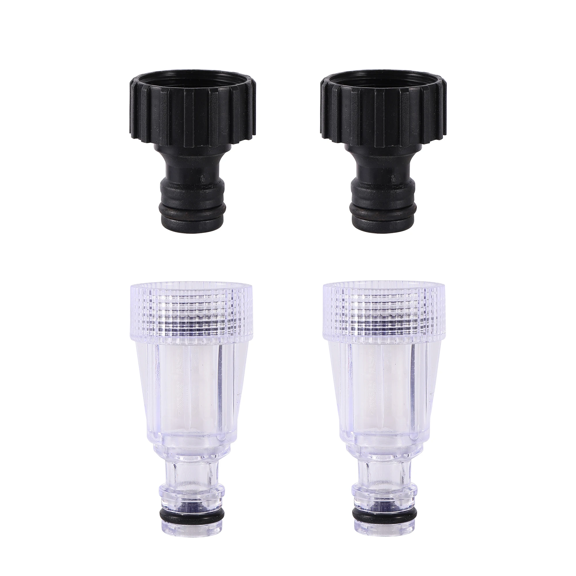 

2pcs 3/4 Inch Female Thread To 16mm Quick Nipple Connector Filter Connector Quick Connect Faucet Adapter Garden Water Connector