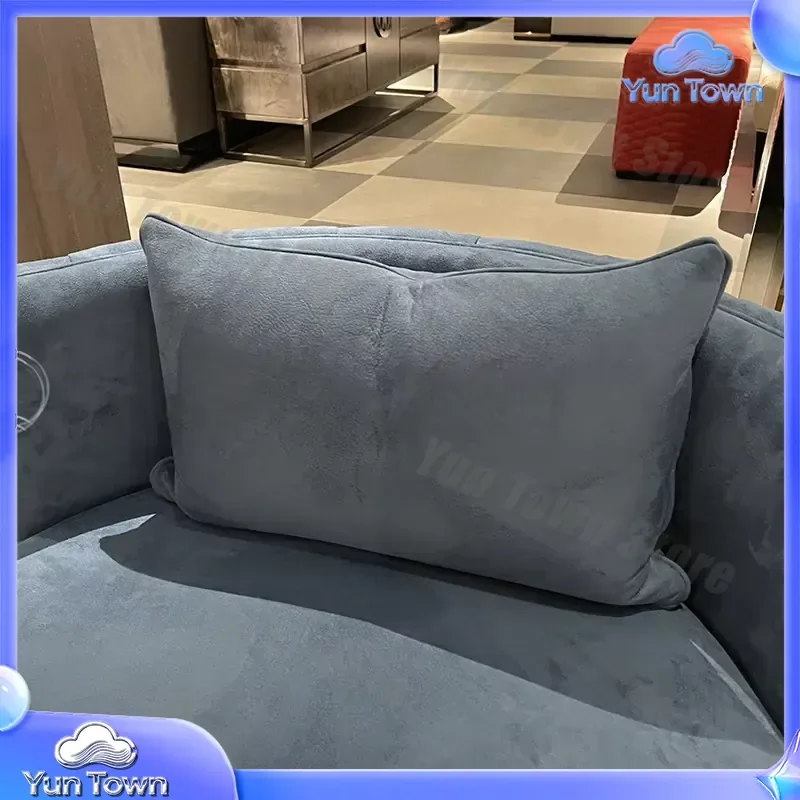 Modern European Convertible Single Recliner Sofa for Velvet Cover Tarp Foam Filled Home Leisure Balcony