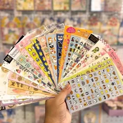 日本のカワイイ漫画ステッカー、かわいい女の子の文房具、ノートブック日記プランナー