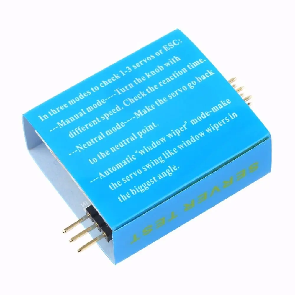 Simple Servo Tester, Servo Tester, Model Aircraft Motor Test ESC Tester Third Gear Indicator