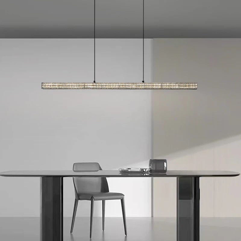 Italian minimalist living room chandeliers, new popular restaurant lighting fixtures, modern and minimalist design sense