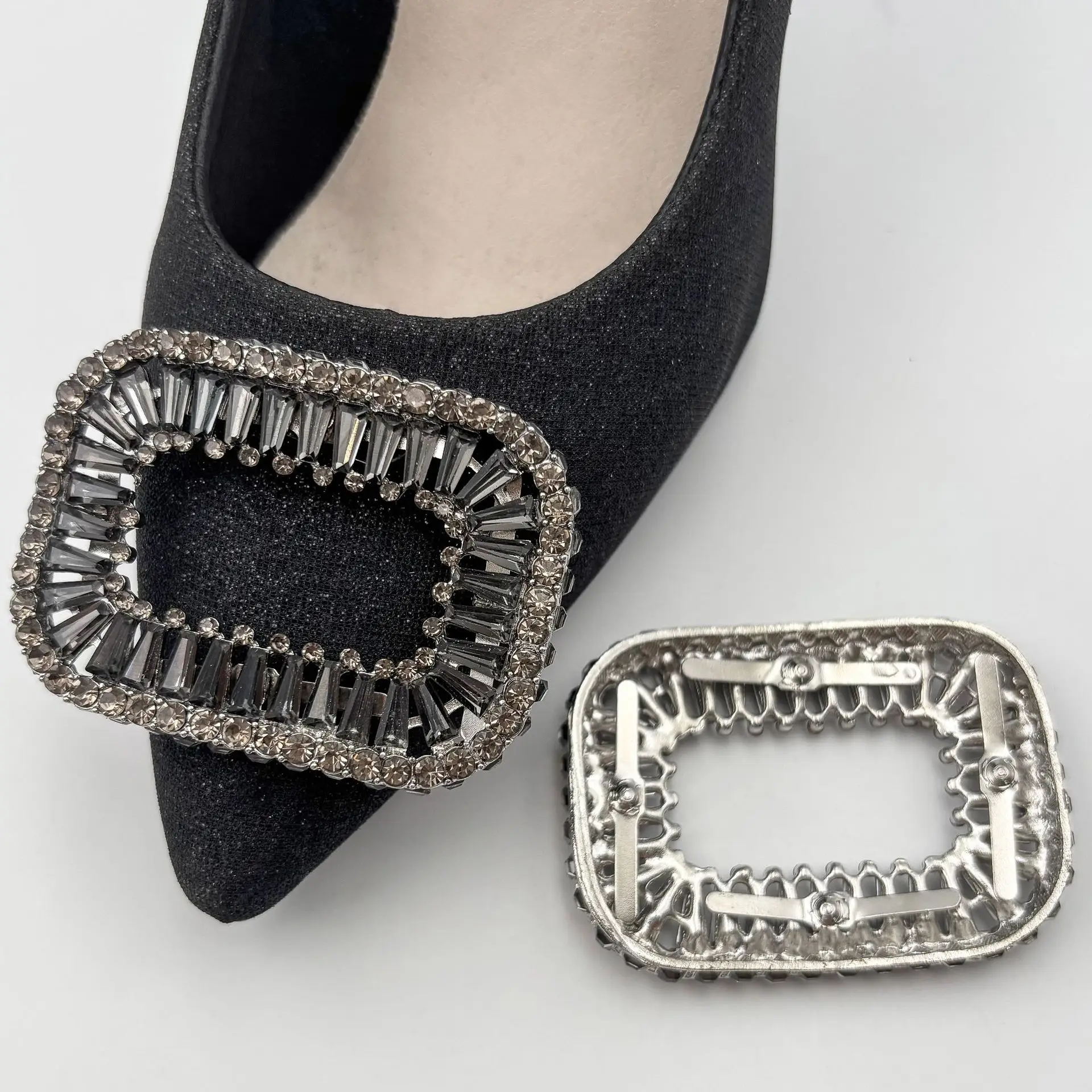 【20 pairs】charms for high heel wholesale shoes clips heel decoration bridal shoes accessories shoes buckle pin y2k