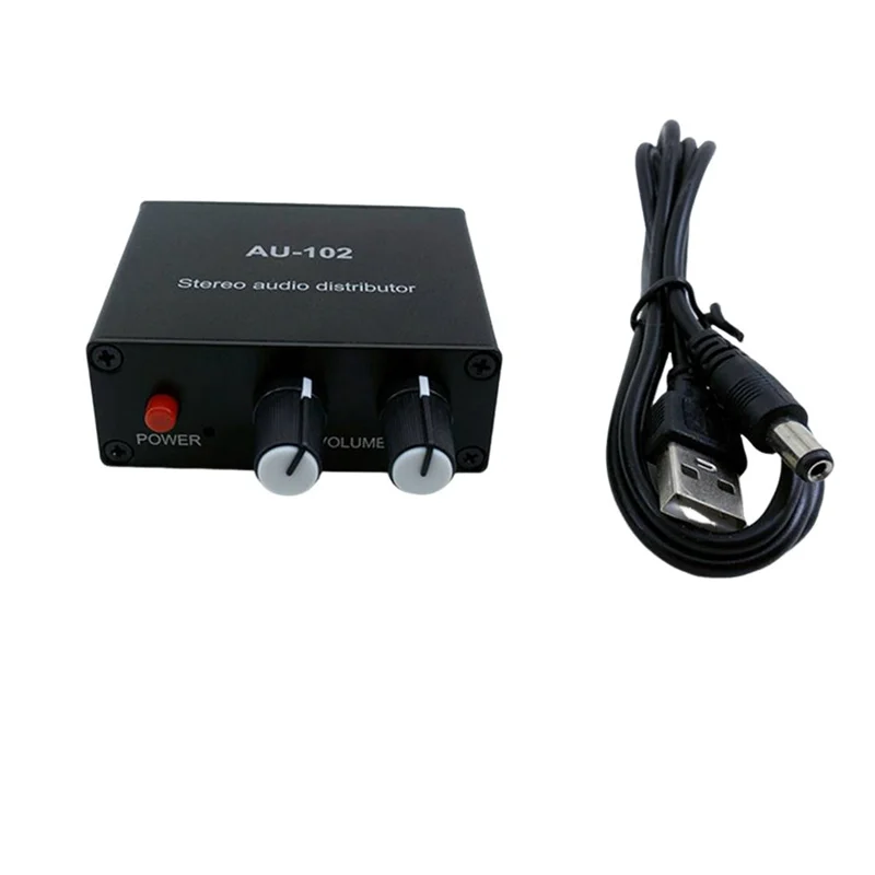 

1 PCS Audio Distributor Stereo Audio Mixer Multi-Channel RCA Splitter For Power Amplifier Active Audio