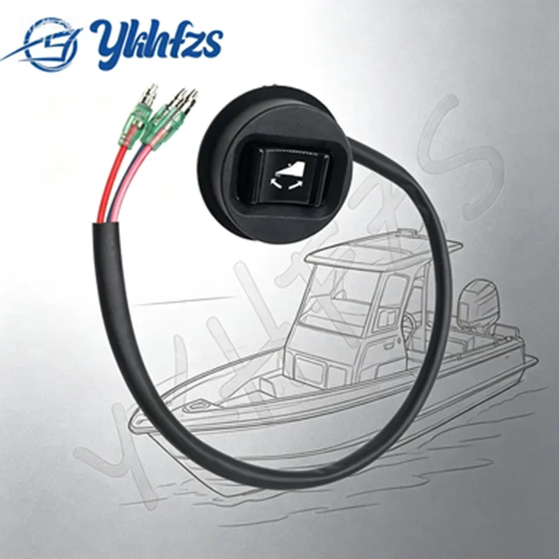 Power Trim & Tilt PTT Switch For Tohatsu Outboard Motor 115HP NSF115; 3E0-72615-0; 3 Wires Model 3E0-72615