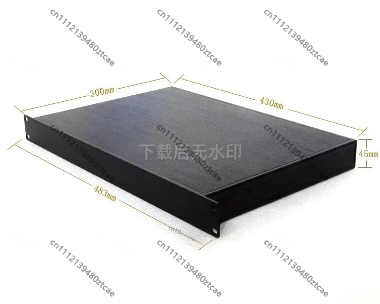 1U 1.5U 2U 3U 4U Full Aluminum Chassis, 19 Inch Standard Rack Mount Plug-in Industrial Server Cabinet Enclosure Case
