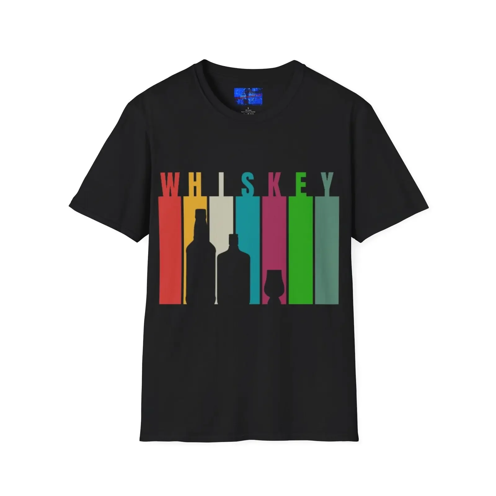 Whiskey because umwell whiskeyby cypherpunkgear Unisex Softstyle T-Shirt