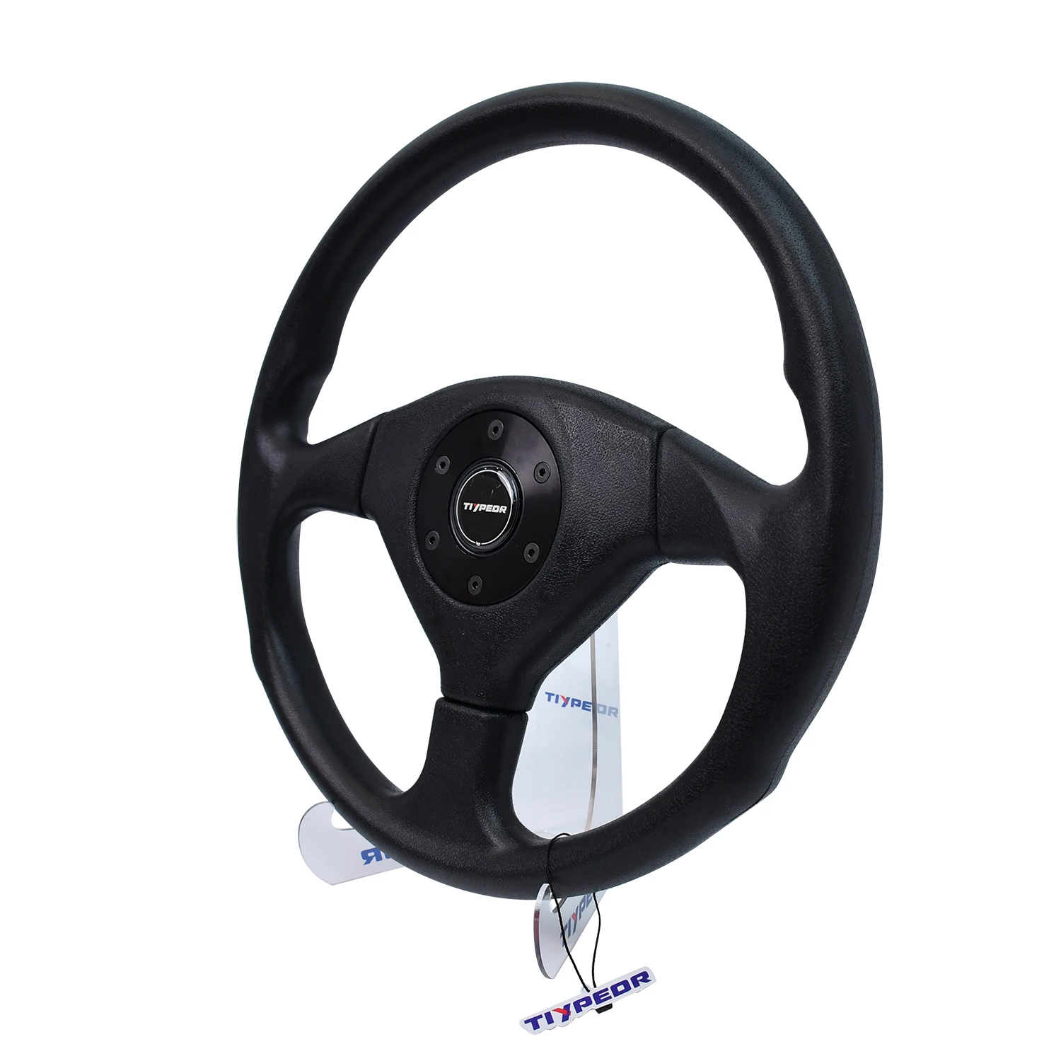 TIYPEOR Universal 360MM Automotive Sport Racing High Quality Aluminum PU Steering Wheel Suitable for Karting UTV ATV