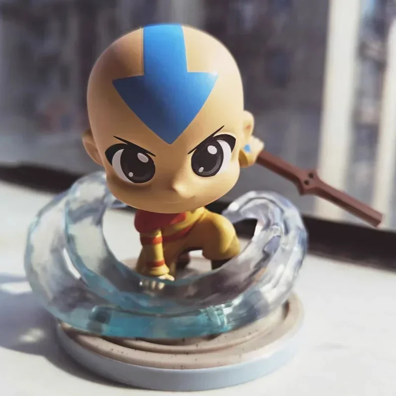 【In Stock】100% Original Avatar The Last Airbender Anime Figure Q-Version Collectible Stochastic Model Pvc Action Figure Toy Gift