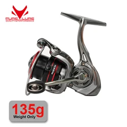 PURELURE Yannic 135g Spinning Reel Carbon Fiber Lightweight Shallow Rotor Spinning Reel 1000 2500 Model Fishing Reel