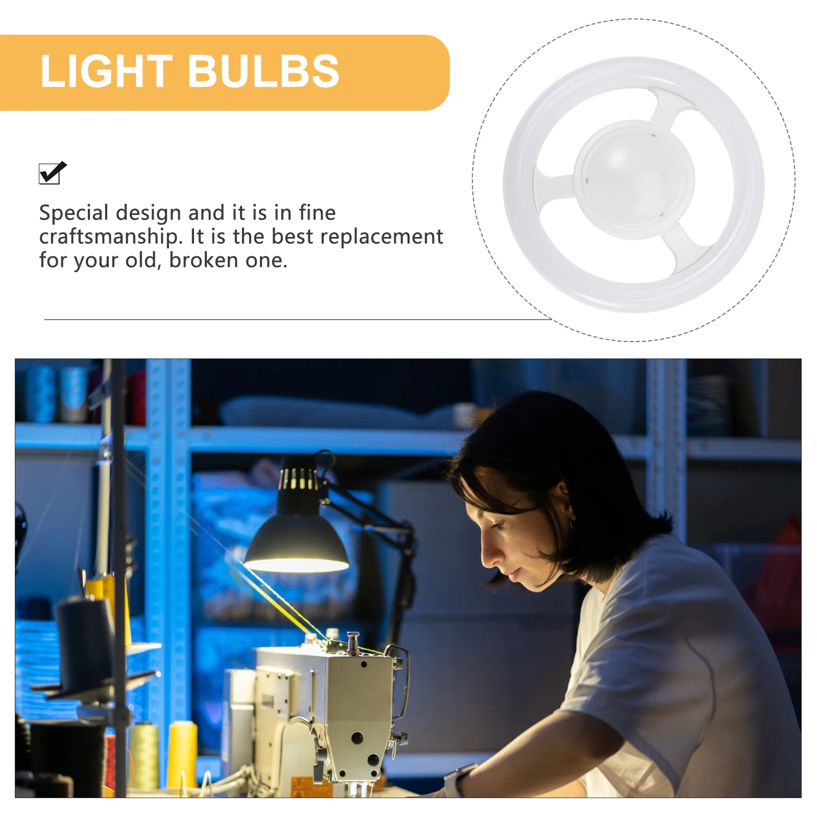 

Industrial Led Light Bulb E27 24W High Brightness Ring Bulb Large Area Lighting Energy Saving Durable Replacement For Mining