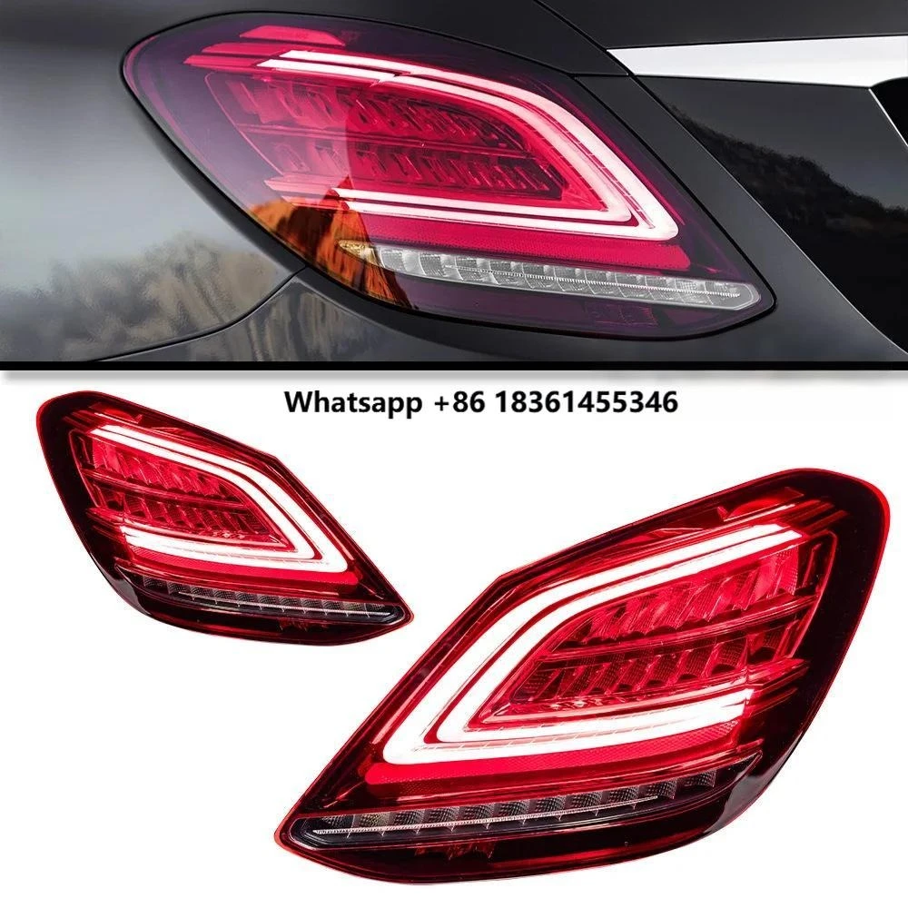 

C-class W205 2015-2022 C180L C200L C260L C300L Modified Rear Lights Car Parts Upgrade LED Taillights