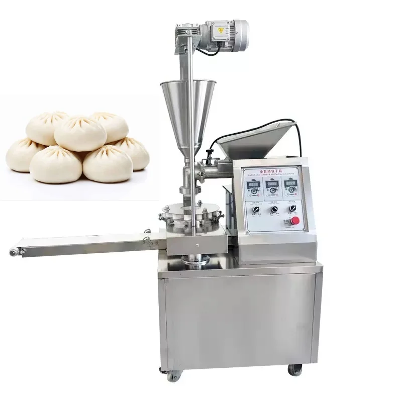 

Automatic Steamed Stuffed Bun Machine Baozi Machine Dim Sum Maker Pocket Bread Machine Automatic Bun Dumpling Forming Machine