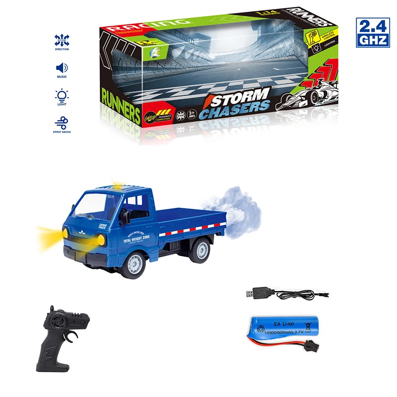1:16 New Wpl D12 RC Car Simulation Drift Climbing Truck Led Light Cargo Rc Electric Toy Model For Boys Christmas Surprise Gifts