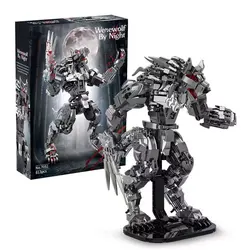 813PCS Creative Werewolf By Night Building Blocks Wolfman MOC Construction Bricks Toys Desk Figures Gift For Teens Adult