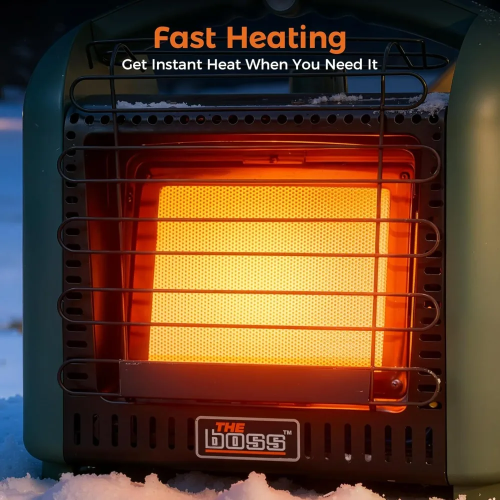 Propane Heater for Patio, 12000 BTU Portable Heater Outdoor Use Propane, Outdoor Space Heater for Camping