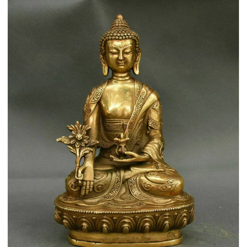 

Menla Medicine Medical Buddha Medicine Buddha Statue Dragon Bhaisajya copper