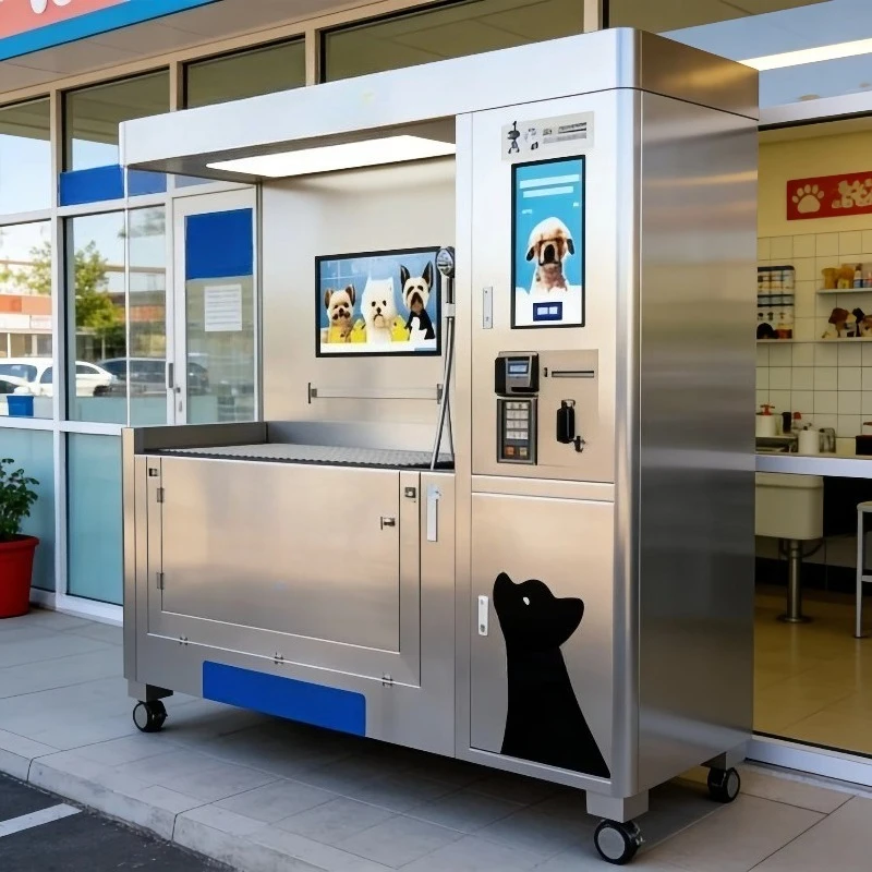 Semi Automatic Pet Washing Machine Dog Cat Washing Station Self-Service Vending Machine for Medium Small Animals