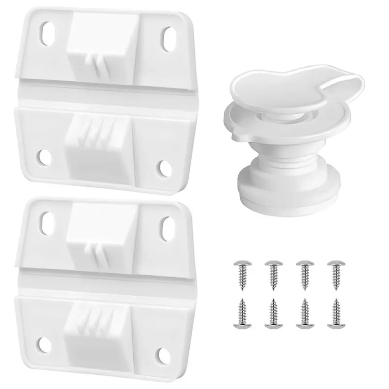 For Cooler Drain Plug Kit Easy No-Drill Install.Durable Hinges. Restores Cooler For Camping, Fishing Tailgating