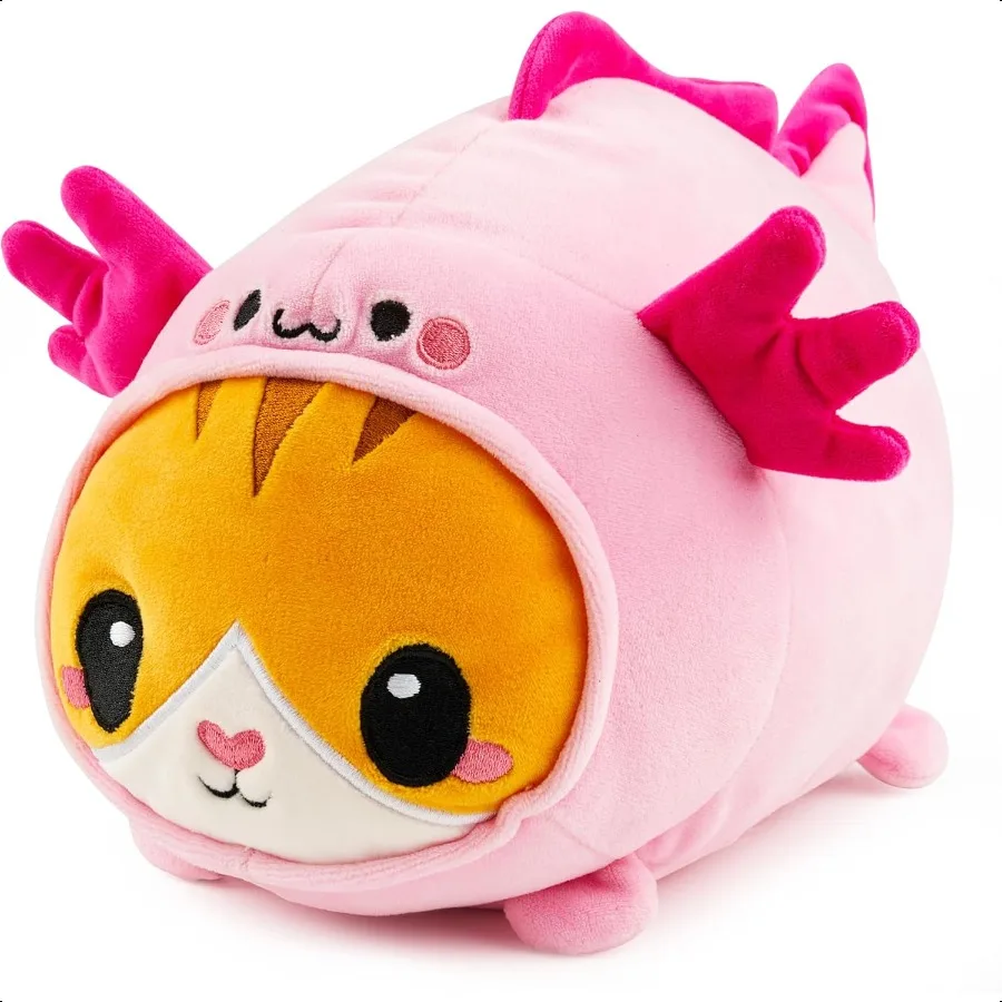 

JOYIN Axolotl Plush Toy Kawaii Axolotl Cat Plush Toy 11 Soft Plushie Cute Stuffed Animal Pillow for and Adults Birthday Gift fo