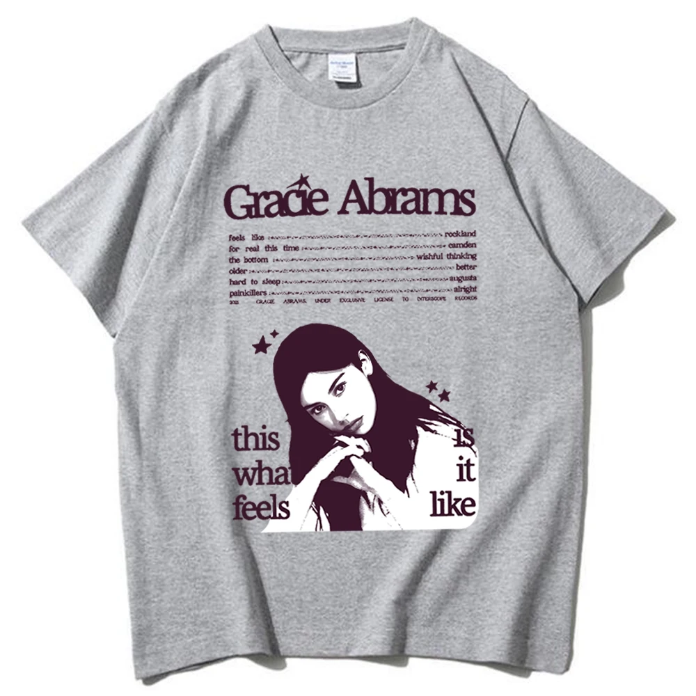 Gracie Abrams Shirt This Is What It Feels Like Music Shirt Gift for Gracie Abrams Fan Unisex Pullover Tops Streetwear