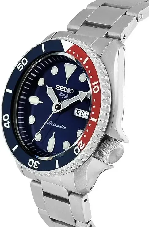 Original SEIKO Watch 5 Sports Series automatic Waterproof Steel Band Round Rotatable Quartz Classic Fashion Wristwatches