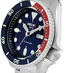 Original seiko relógio 5 série esportiva automático à prova dwaterproof água banda de aço redondo rotativo quartzo clássico moda relógios pulso 10 principais vendas relogio seiko 5 automatic - №4