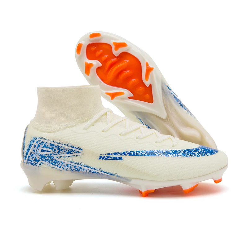 

High Quality Mens Soccer Shoes Ultralight Turf Soccer Cleats Kids Sneakers TF/FG Training Football Boots Chuteira Campo 8516