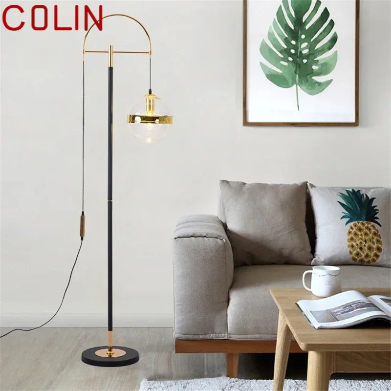 COLIN Nordic โคมไฟตั้งพื้นครอบครัวห้องนั่งเล่นห้องนอนข้างโซฟาโมเดิร์น LED ความคิดสร้างสรรค์ตกแต่งยืน