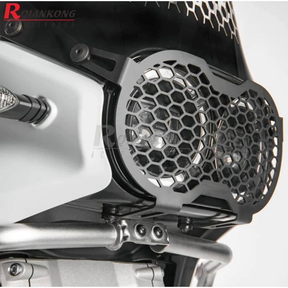 For Ducati DesertX Headlight Protection Grille Motorcycle Head Light Protector Cover Head Lamp Guard Desert X Desert-X 2022-2023