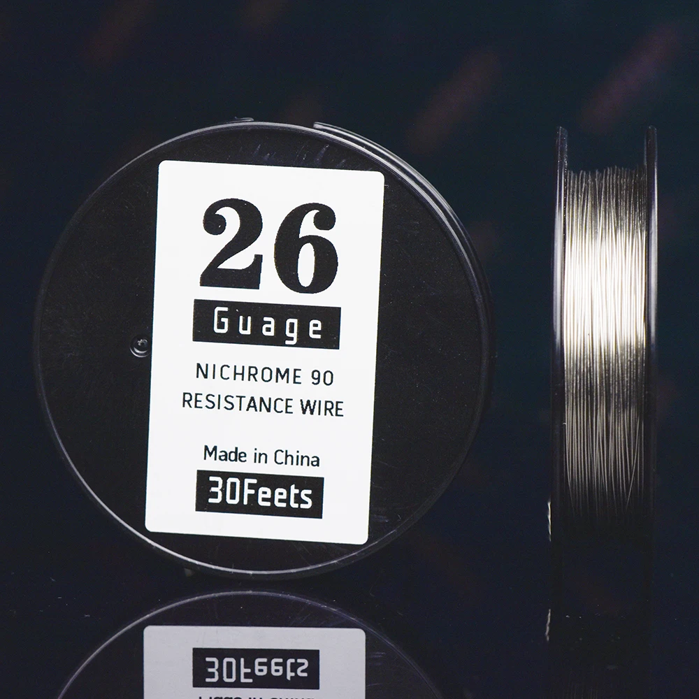 1Set 30ft Ni90 Ni80 Wire High Quality Nichrome 90 Resistance Heating Wire 26AWG Guage Spool