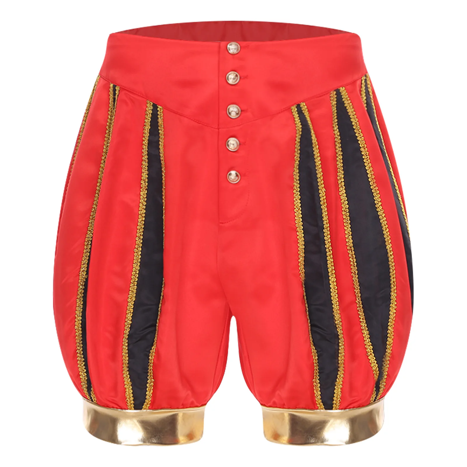 

Men Traditional Lantern Shorts for Circus Ringmaster Clown Stage Performance Halloween Carnival Indian Arabic Cosplay Shorts