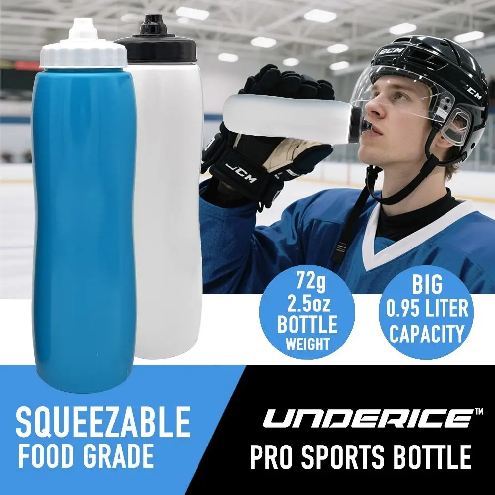 950ML Ice Hockey Water Bottle Hockey Equipment BPA Free Hockey Sports For Football Lacrosse Sports Gear