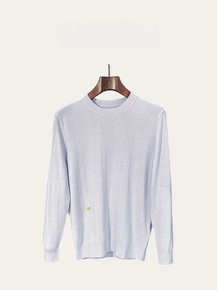 

00% длинный бархатный шерстяной круглый мужской базовый свитер, осень-зима, новый Sle Faionable Ci Life, домашняя одежда, молодежная мода