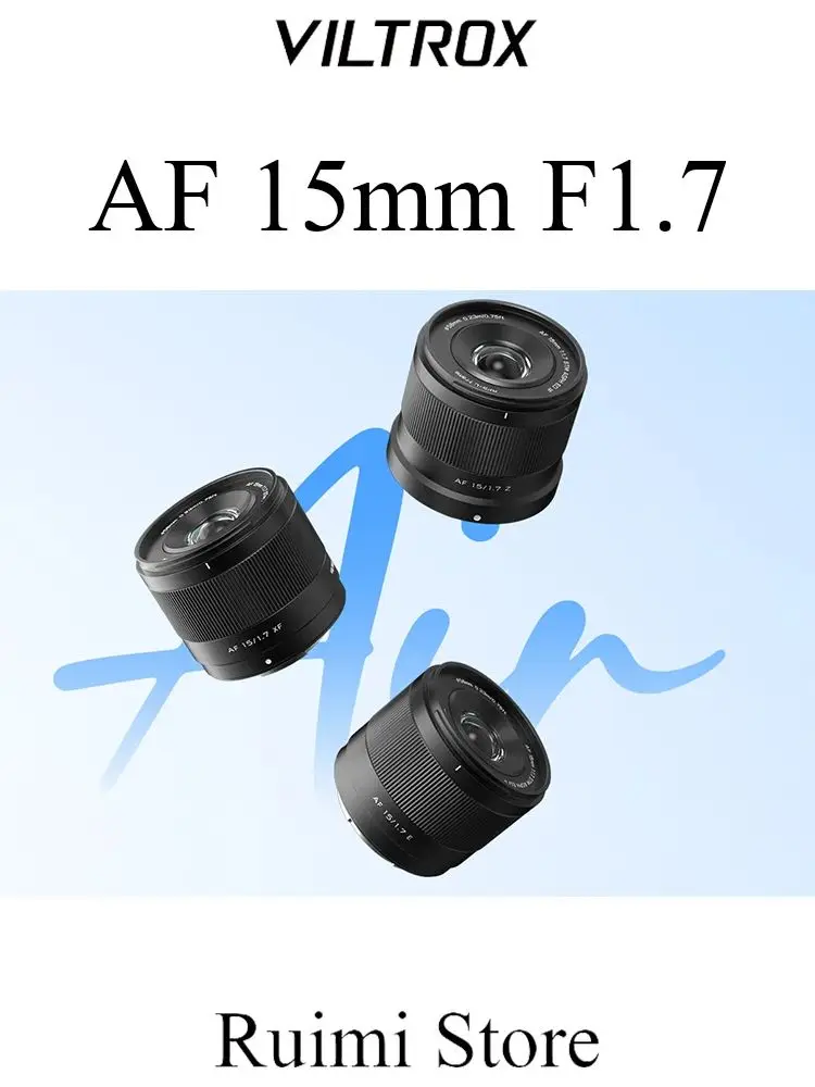 Viltrox 15mm F1.7 Air Auto Focus APS-C Prime Lens dla Fuji xm5 X-T5 X-T30 II Nikon Z Mount ZFC Z50 Z7II Sony zve1 zve10 II a7iv — zdjęcie produktu 7
