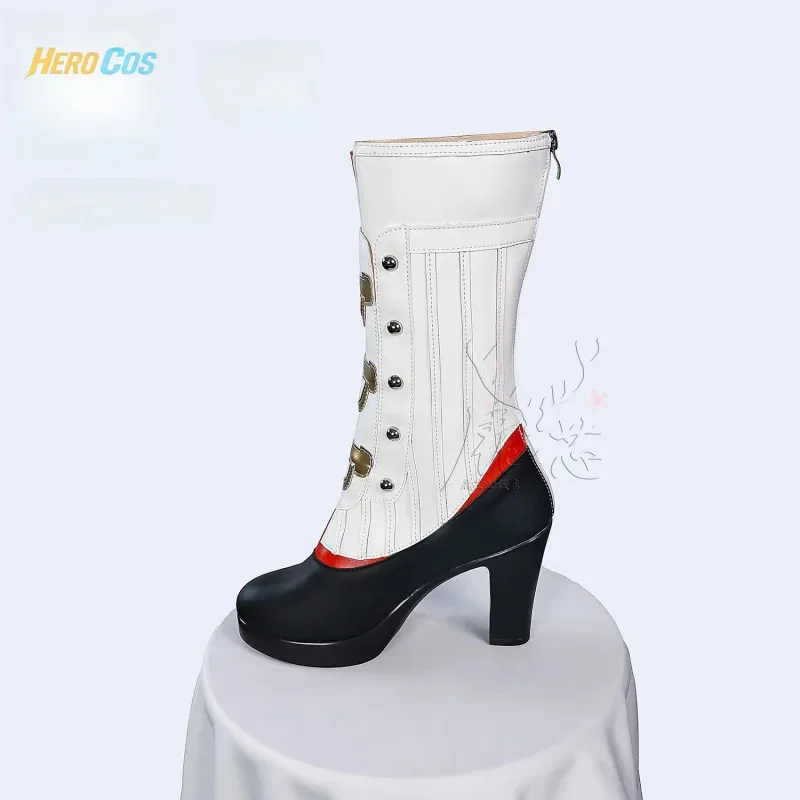 

asdh8@Zenless Zone Zero Yixuan Cosplay High Heel Shoes Anime Character Halloween Carnival Party Prop HERO CosCOSda@
