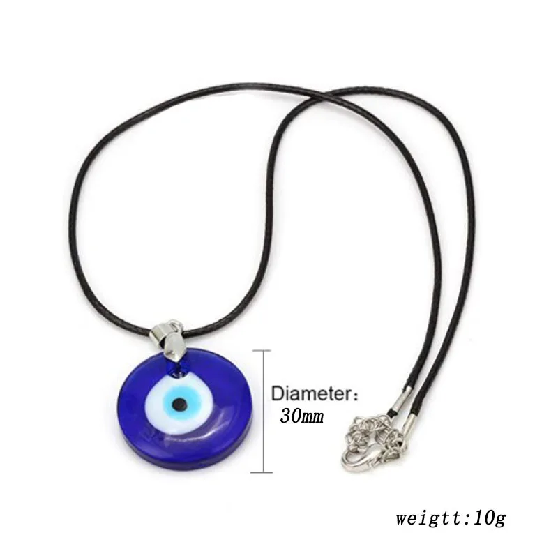 Evil Eye Necklace For Women, Blue Turkish Eye Jewelry, Greek Mati, Hamsa, Nazar, Men Evil Eye Personalized Pendant Necklaces