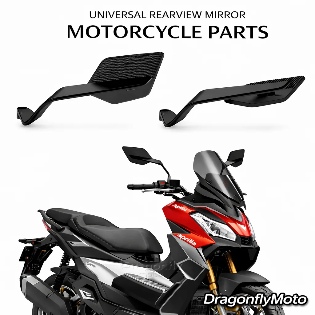 Specchietti Retrovisori Rotanti per Moto Aprilia SR GT 200, SR Max250, 300, 125, APR300, SXR 125, NUOVI