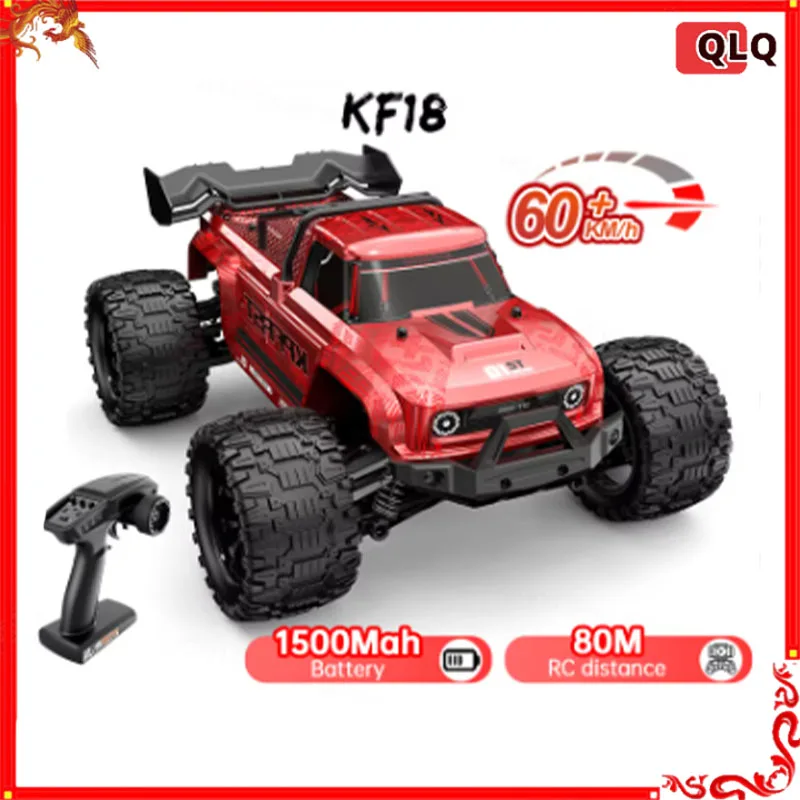 QLQ Kf18 1:14 High Speed Off-Road Car 4wd Brushless Rc Racing Car 2.4g Rc Car 60km/H Remote Controller Toy For Children Gift