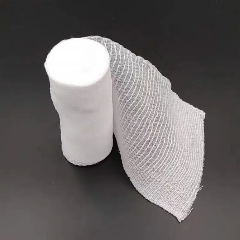 Elestic Gauze for Wound IQUE ed, Outdoor Travel Player Aid Tape, PBT Pl84, 5cm, 7.5cm, 10cm, 15cm x 4.5m, 3 Rolls per Set