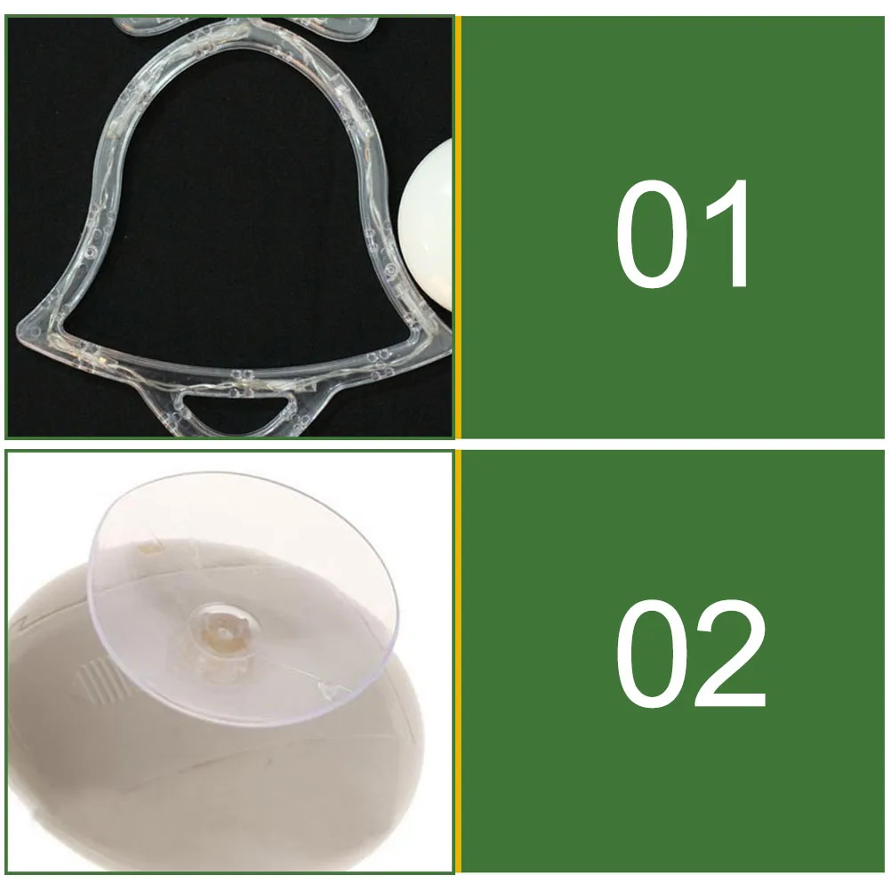 

10 LED Hanging Window Light Suction Cup Operated Indoor Fairy String Lights Xmas Wedding Party Decoration Bell Style