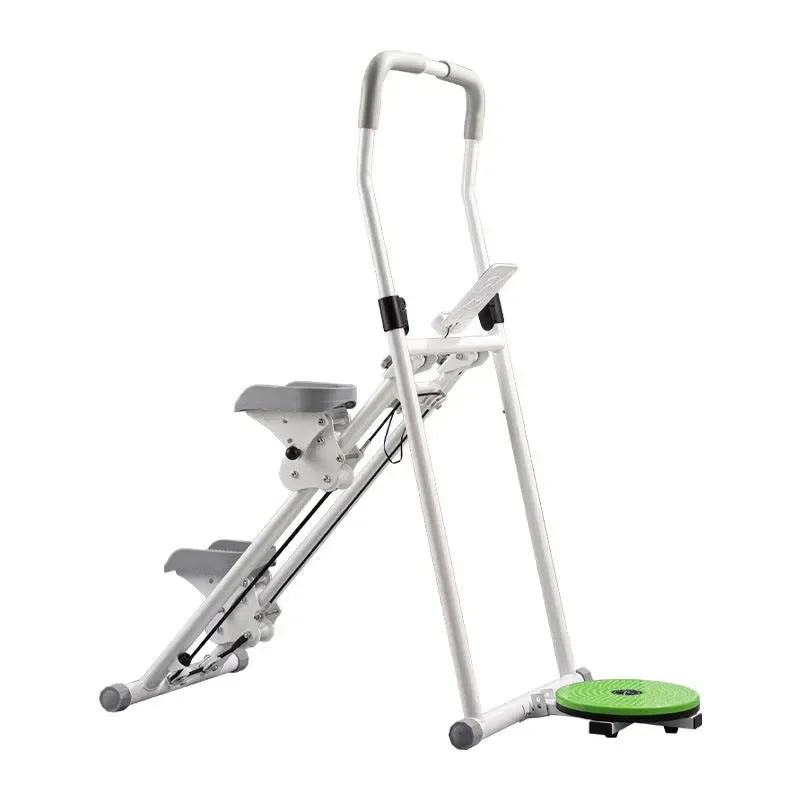 Foldable Steel Cardio Stair Climber Space Saving Home Fitness Equipment for Indoor Exercise and Weight Loss Training