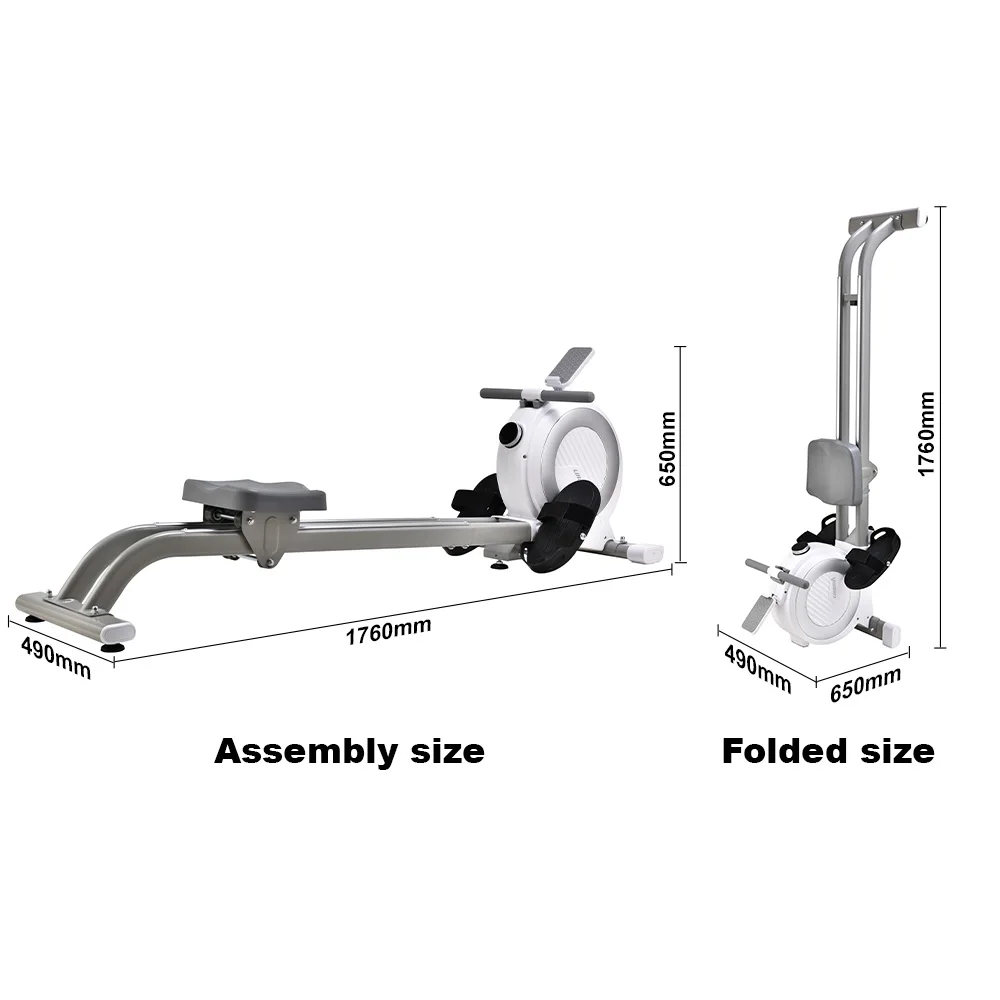 Lijiujia Professional Rowing Machine Genuine Movable Seated Magnetic Resistance for Exercise Factory Direct