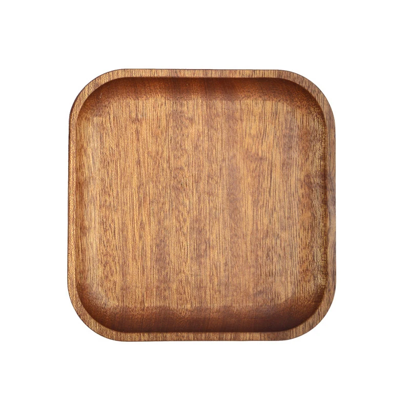 Square Collectible Tobacco Rolling Tray, Wood Storage Tray, Smoking Accessories