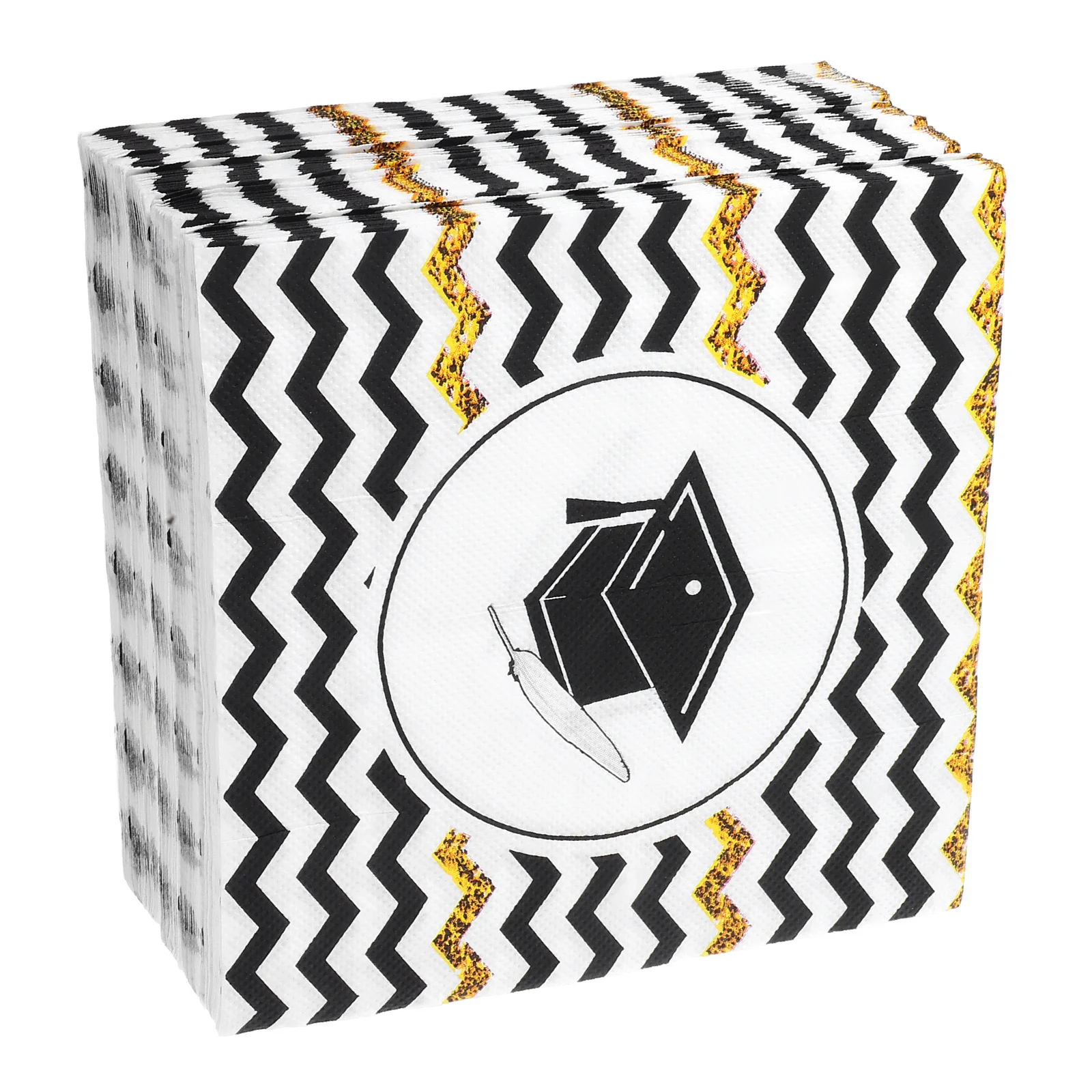 

100Pcs Graduation Napkins Thick Disposable Paper Towels Perfect for Graduation Party Decorations High School College Grad