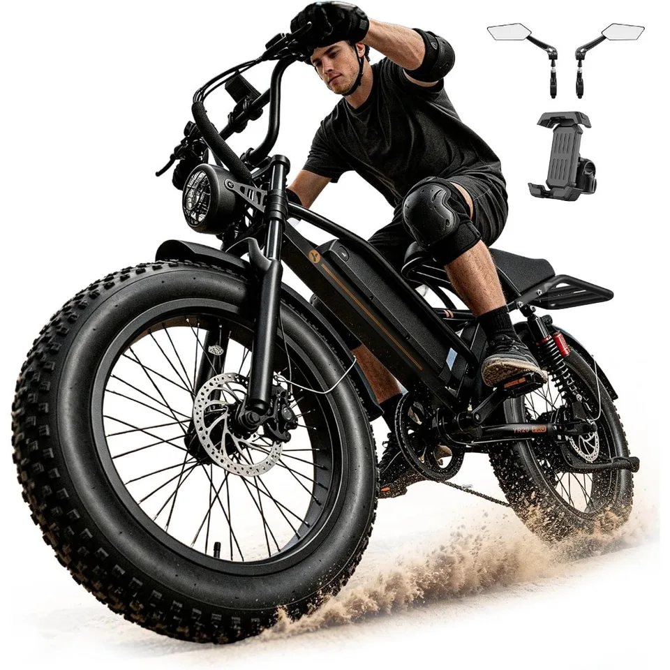 Hot-selling hit 2000W 3000W Peak Electric Bike for Adults Teens 48V 52V Battery 16 20x4.0 Fat Tire Full Suspension Ebike 55-90