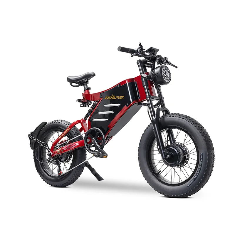 AliExpress RZOGUWEX X7 adult E-bike1000W*2 all-terrain electric bicycle 48V30Ah city ebike battery 20-inch fat tires E-Mountain bike