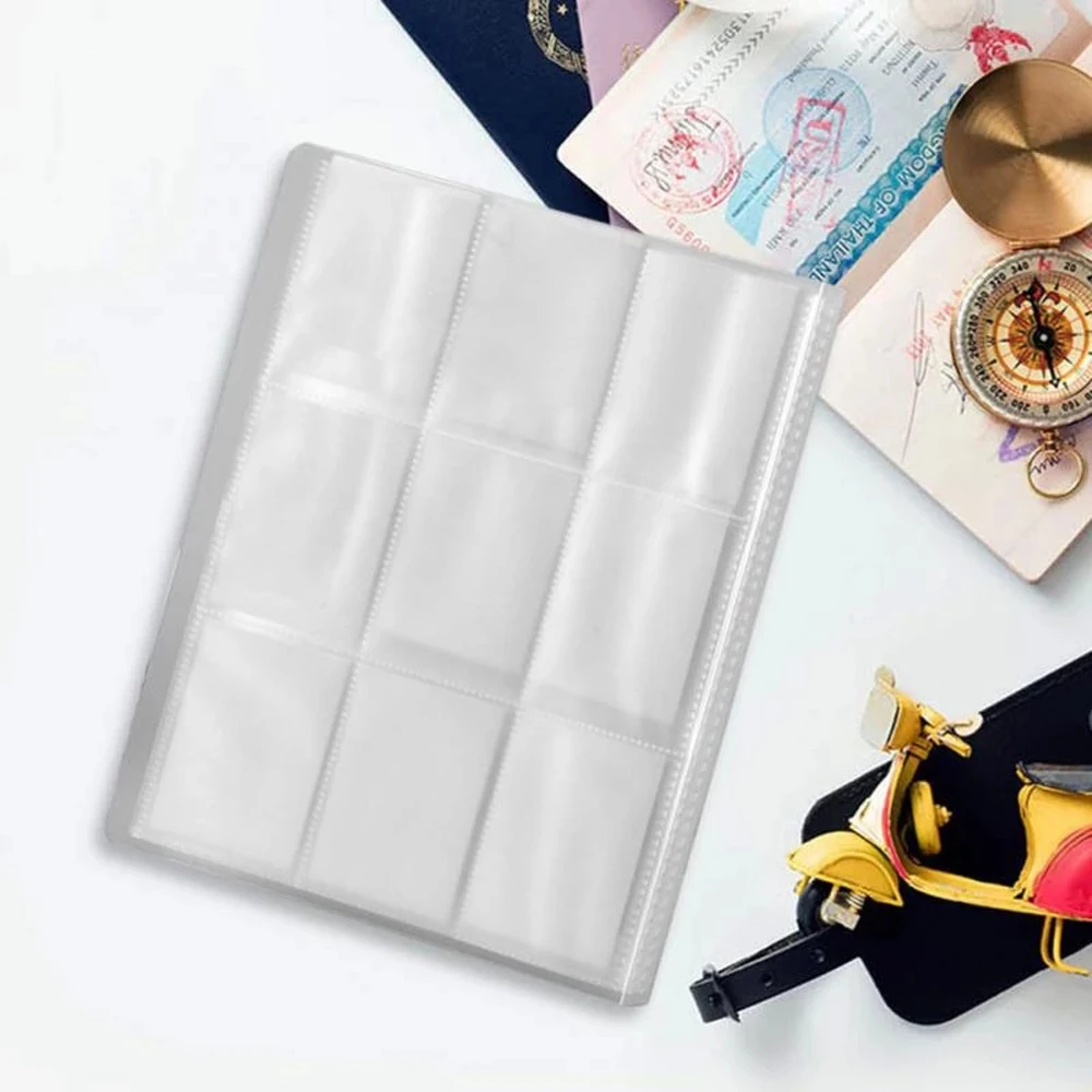 Card Stock Board Game 6.6*9.1cm With 24 pages Transparent 288 Capacity Photo Album Instax Album 432 Capacity Cards Holder
