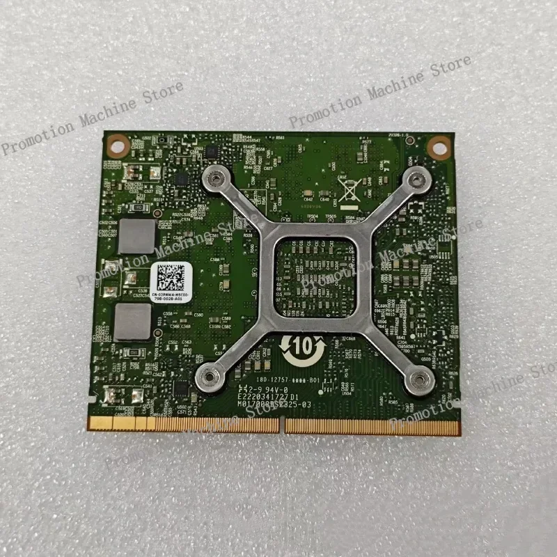 Placa de Video Grafica لأجهزة الكمبيوتر المحمولة، Quadro M1000M GDDR5، 2 جيجابايت دي الواقع، N16P-Q1-A2، Dell M4800، M7510، M7520، HP ZBook