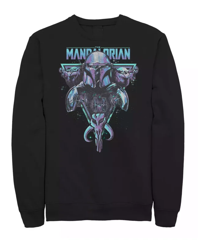 เสื้อสเวตเชิ้ตผ้าฝ้ายแท้พิมพ์ลายไซไฟสำหรับผู้ชายและผู้หญิงในฤดูใบไม้ร่วงและฤดูหนาวของสตาร์ วอร์ส