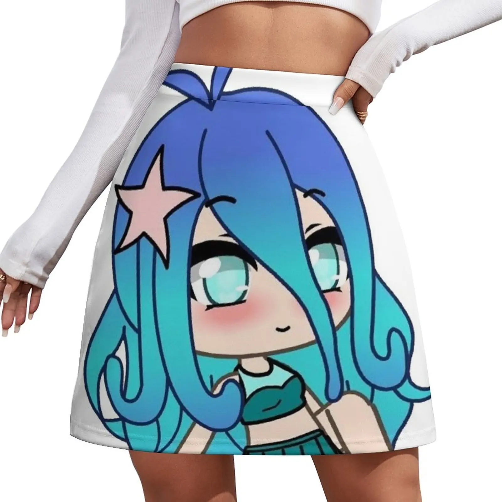 

Дизайн Gacha Life - Серия Gacha Life для милых девушек и мальчиков - GLMM, мини-юбка, женская юбка